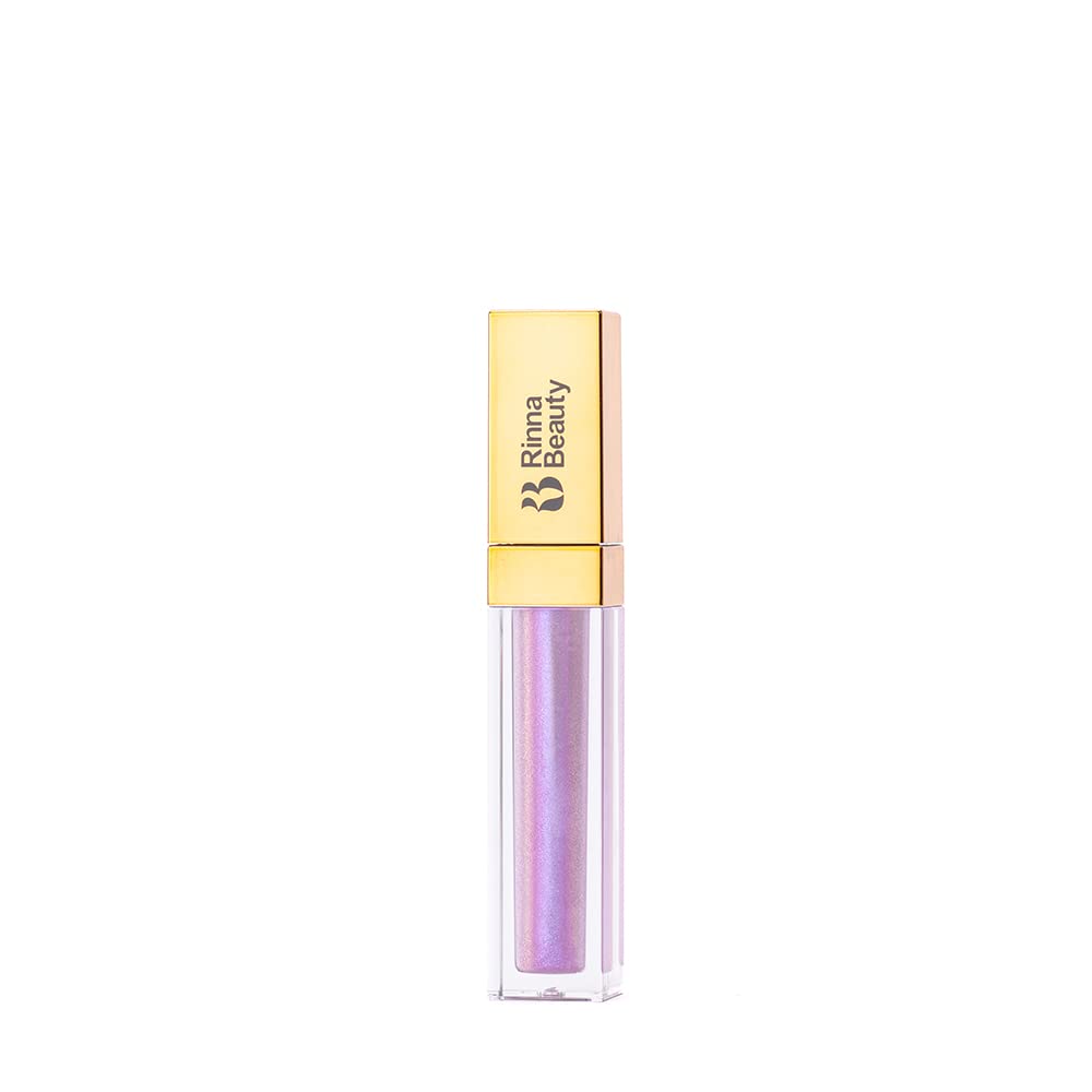 Rinna Beauty Lip Plumping Gloss - Purple Pucker - Helps Boost Collagen, Increases Lip Volume, Elastin Production - Vegan, Cruelty-Free - 1 each