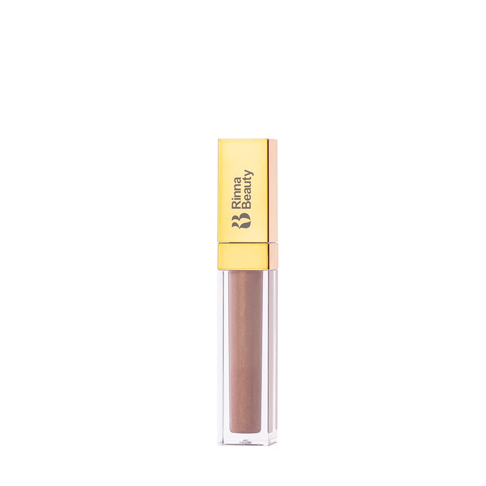 Rinna Beauty Lip Plumping Gloss - Jet Setter - Helps Boost Collagen, Increases Lip Volume, Elastin Production - Vegan, Cruelty-Free - 1 each