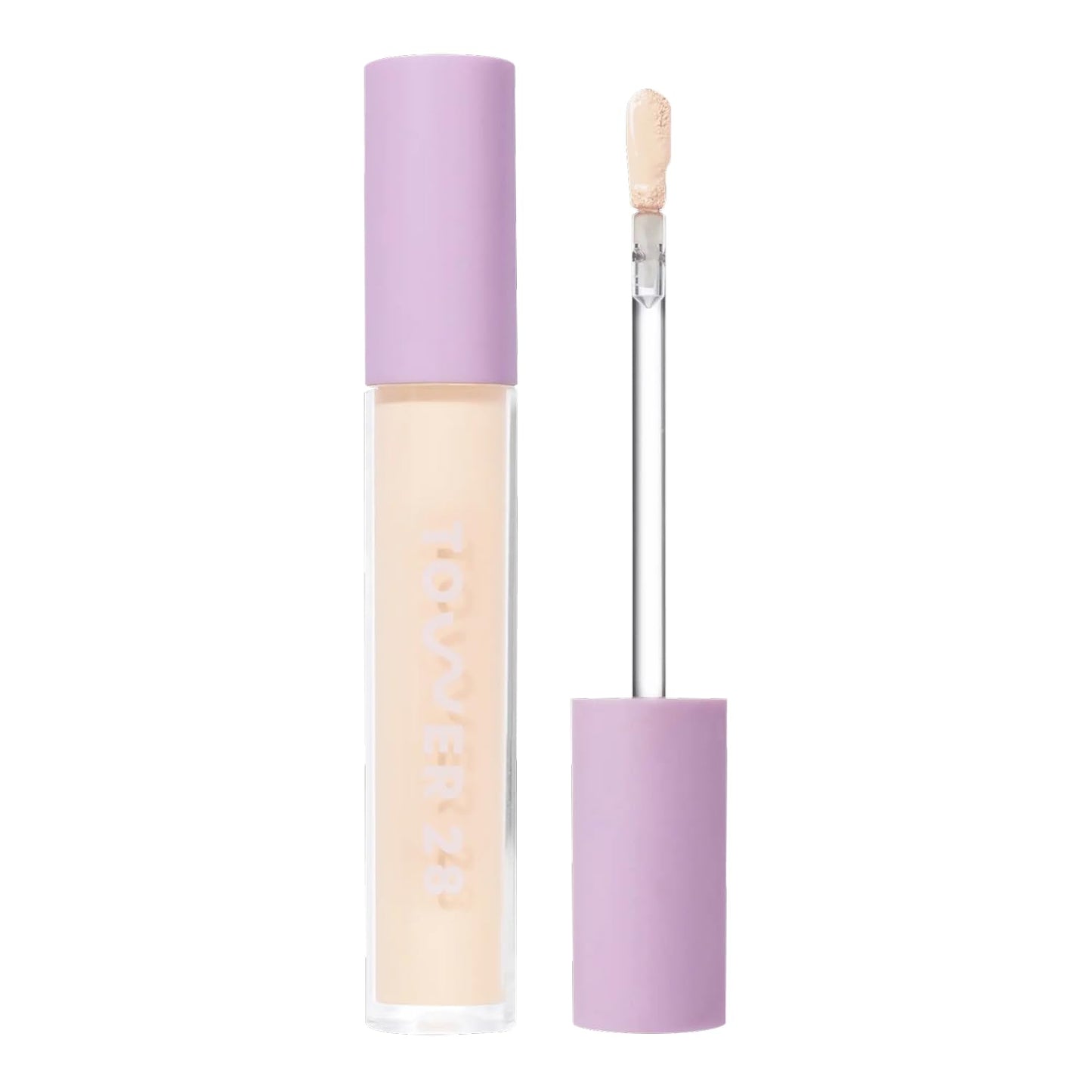 Tower 28 Beauty Swipe Serum Concealer - Hydrating Buildable Medium-Coverage Concealer with Skincare Benefits for Sensitive Skin - Shade 1.0 BH, Very Fair with Cool Undertones, 0.22 Fl Oz