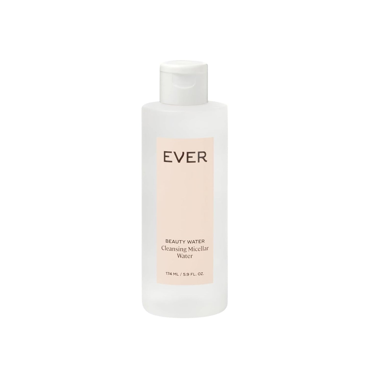 EVER Beauty Water Micellar Cleaning Water & Eye Makeup Remover – Rose Water, Lactic Acid & Pro/Prebiotics Cleanser for Sensitive Skin, Removes Waterproof Makeup, Tones & Hydrates - 5.9 fl oz