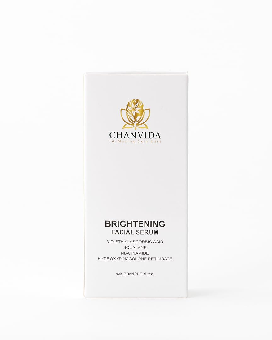 Brightening Facial Serum has Vitamin C, Niacinamide, Retinoate, Vitamine E, and Natural Ingredients help Reduce Dark Spots & Hyperpimentation, Smooth & Evens Skin Tone, Reduces Fine Lines.