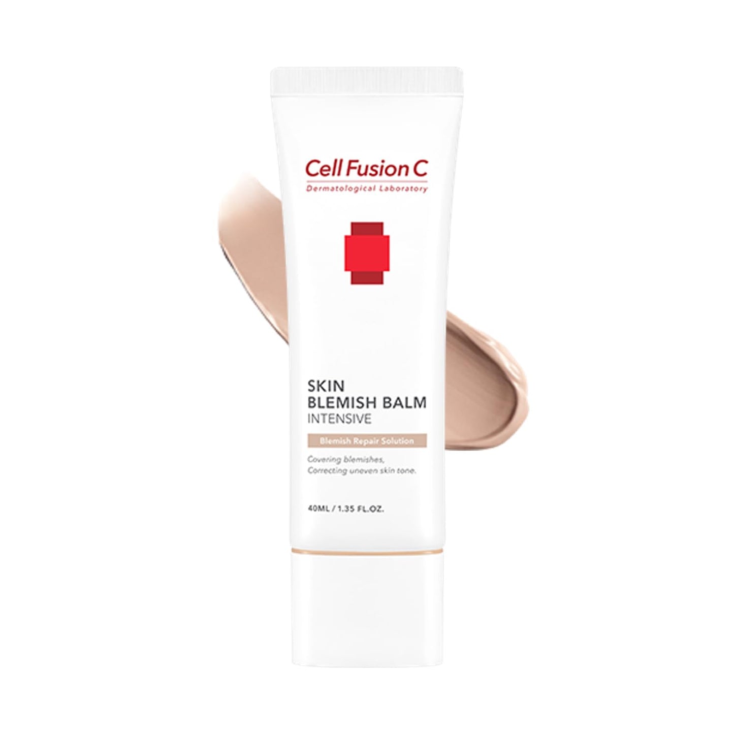 Cell Fusion C Skin Blemish Balm No.23 Signature Beige - Light/Medium with Neutral Undertone, 24h Coverage with Natural Finish, Tinted Moisutrizer for Face, 1.35 fl.oz.