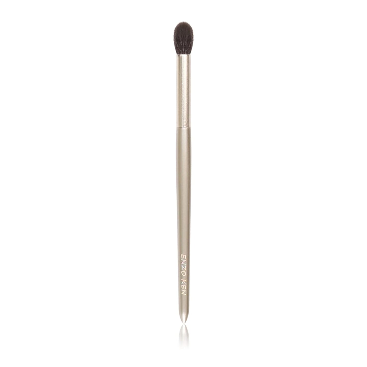 Natural Goat Hair Eye Shadow Brush, ENZO KEN Blending Eyeshadow Brush, Eye Shadow Blending Brush, Eye Blending Brush, Small Nose Contour Brush, Smudge Eye Brushes, Eyeshadow Blending Brush. Gold,E204L