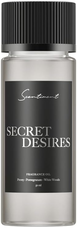 Scentiment Diffuser Oil - Secret Desires | Aromatherapy Fragrance | Inspired by ARIA® Las Vegas | Notes of Lemon Crème, Vanilla, Raspberry, Pomegranate & Peony (50 mL)