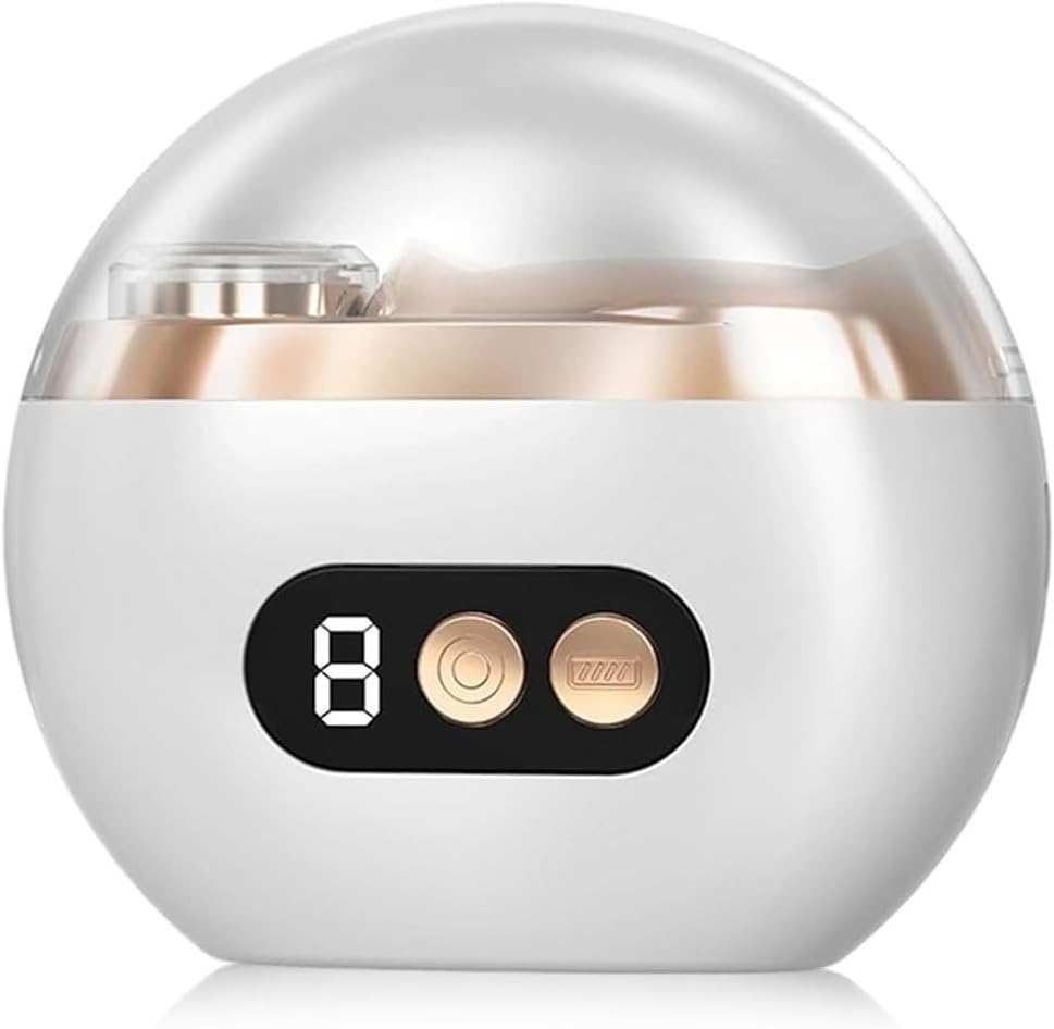 Multi-Functional Electric Nail Trimmer, Electric Nail File, 2025 Upgraded 2 in 1 Electric Polishing Automatic Nail Clippers with 3 Speed Levels, Safe and Convenient Nail Trimmer (White)