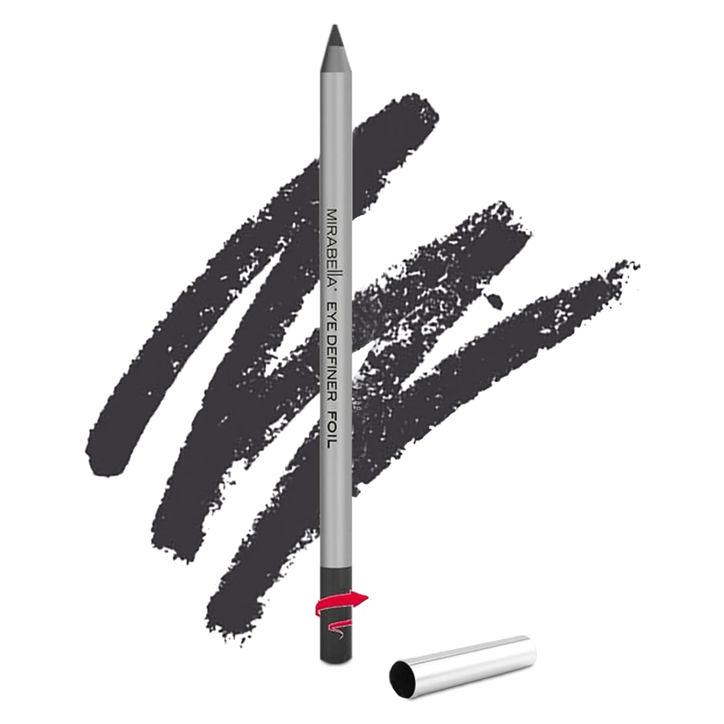 Mirabella Retractable Eye Definer Pencil, Foil, 0.57g/0.02oz