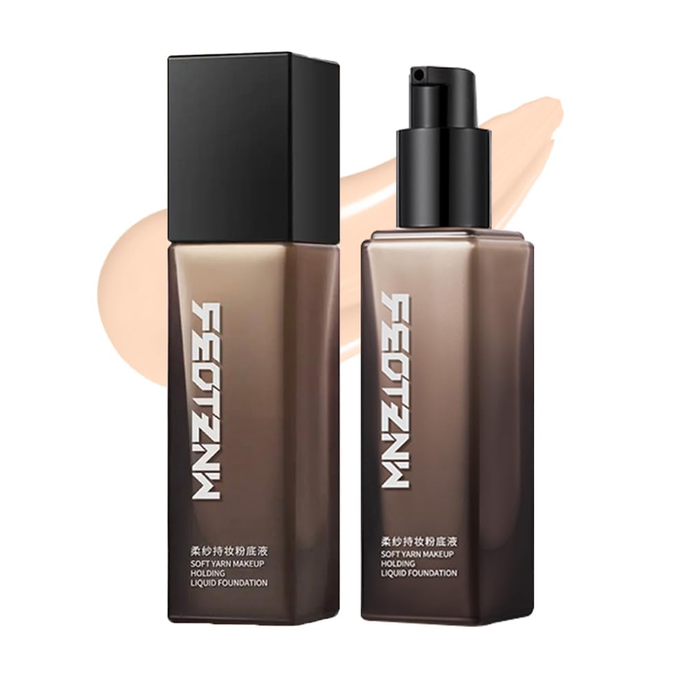 Feotznw Flawless Finish Foundation - Medium Coverage, Lightweight, Semi-Matte Finish for Uneven Skin Tone, Vegan & Cruelty-Free, 1.014 fl oz (Beige)