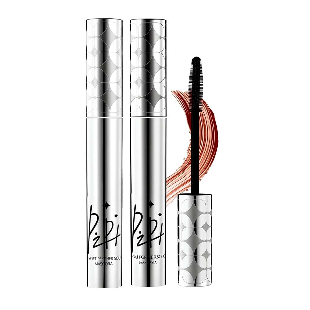 Mascara for Older Women 60 Plus, 2025 New Mascara Volume and Length for Mature Women with Thinning Lashes, Non Clumping Waterproof Long Wear (Brown*2)