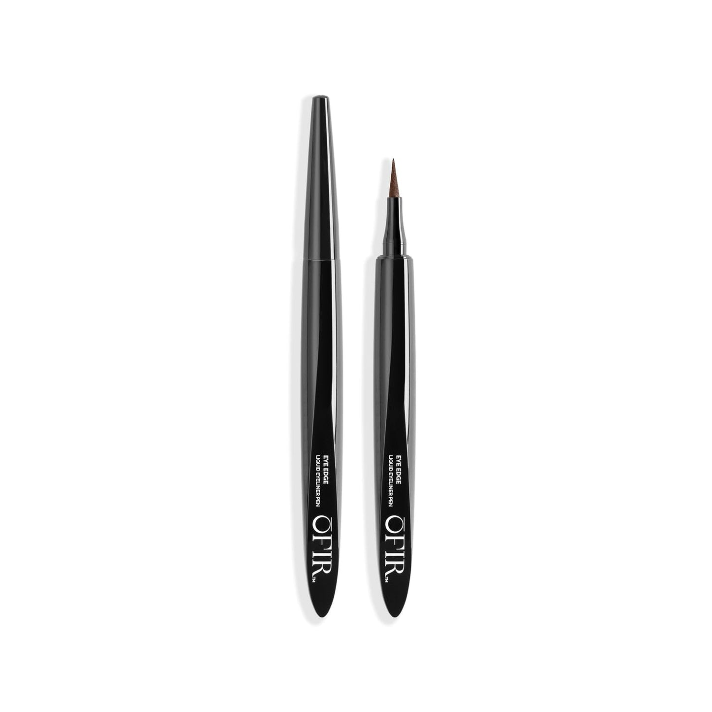 OFIR Eye Edge Liquid Eyeliner Pen | Water and Smudge Proof | Long Lasting Matte Finish, Soft Tip with Bold Pigment | Cruelty Free Formula | Brown Eyeliner for Women | Carob - Rich Brown | 0.04 Fl Oz