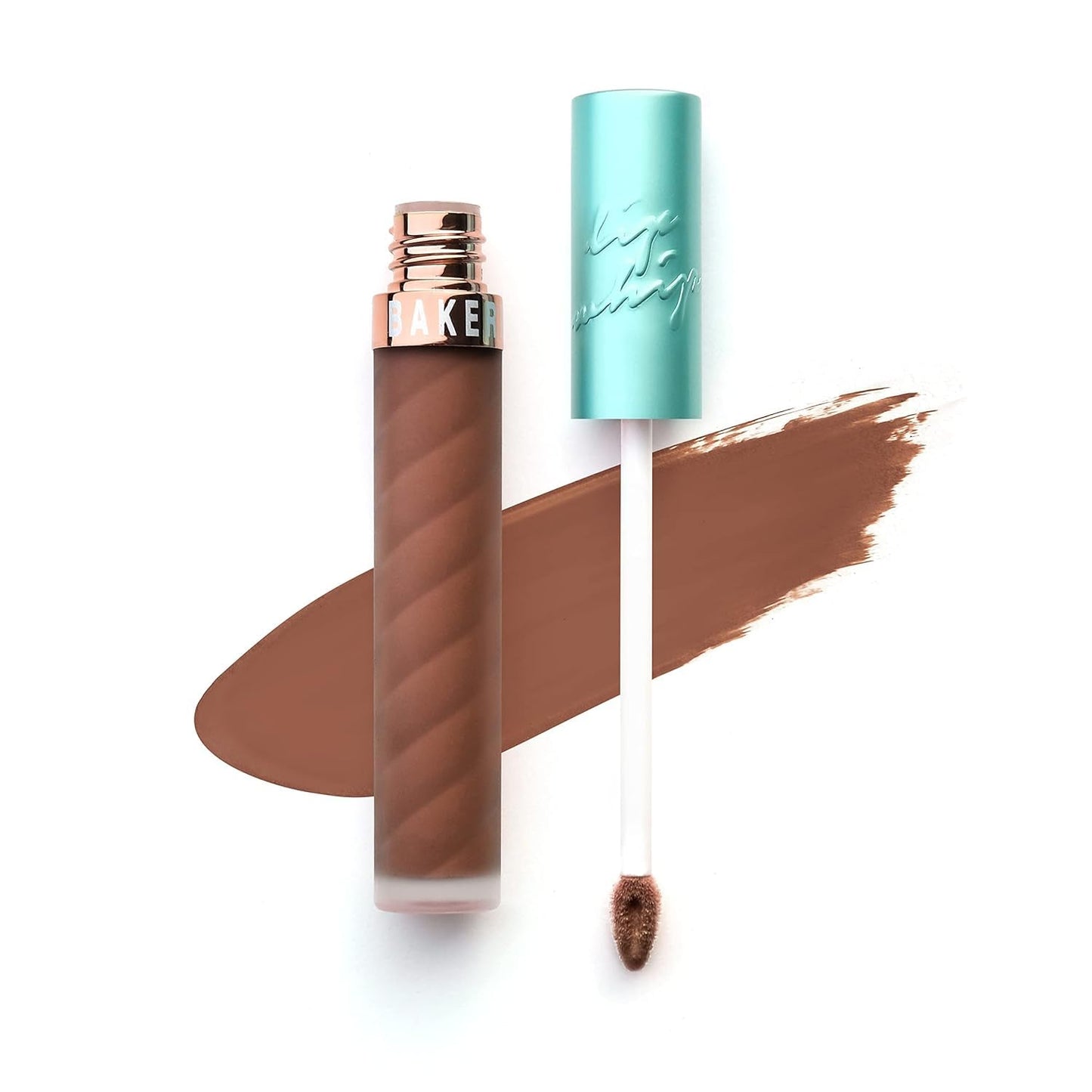 Beauty Bakerie Lip Whip Liquid Lipstick for Women, Waterproof Lip Gloss, Tint, Stain Long Lasting Hydrating Moisturizer, Matte or Metallic, 3.5mL, Smore's D'oeurves