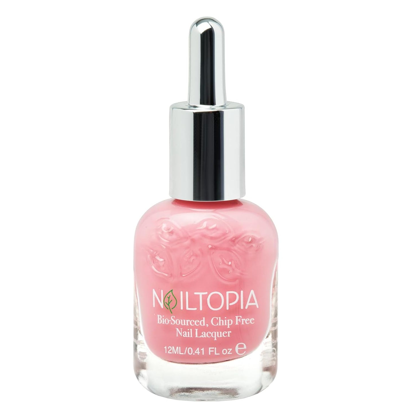 Nailtopia - Plant-Based Chip Free Nail Lacquer - Non Toxic, Bio-Sourced, Long-Lasting, Strengthening Polish - Uptown Girl (Light Pink) - 0.41oz