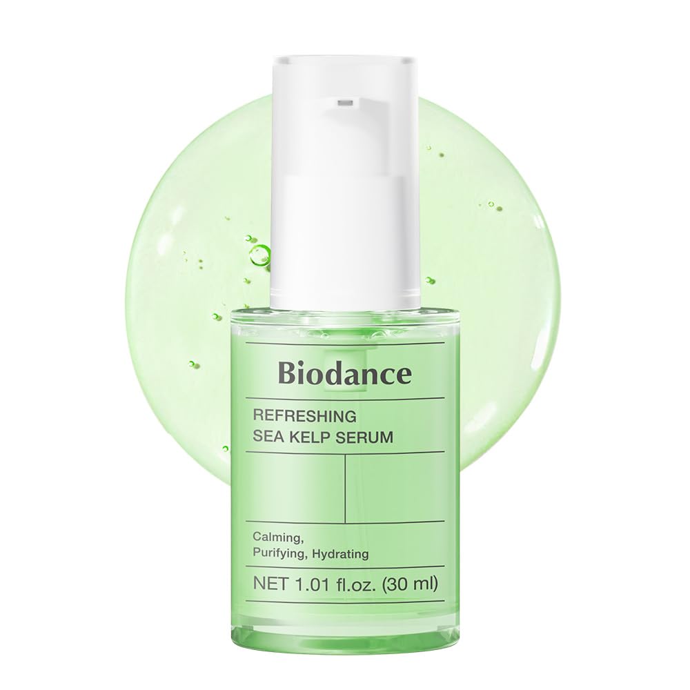 BIODANCE Refreshing Sea Kelp Serum, Oil & Sebum Control, Calming Serum for Oily & Combination Skin, Korean Skincare, Stocking Stuffers for Teen Girls | 1.01 fl.oz x 1 ea