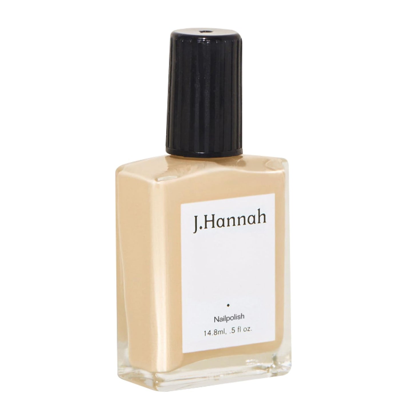 J. Hannah Nail Polish – Vegan, Non-Toxic, Cruelty-Free, Gluten-Free, Long Lasting, USA Made, Neutral Soft, Caramel White Color (Marzipan)