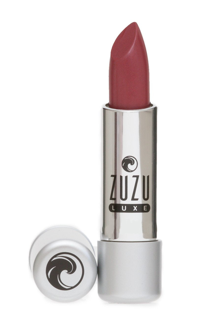Zuzu Luxe Lip Color Lipstick (Allure - Purplish Coral/Warm Crème), Natural Ultra-Hydrating Lipstick, Paraben Free, Vegan, Gluten-free, Cruelty-free, Non GMO, 0.13 oz