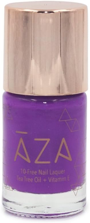 AZA Nail Polish - Vegan, 10-Free, Cruelty-Free, Non-Toxic, Chip Resistant, Fast Drying, Gel Like, Bright Purple with Mauve Undertones, Gorgeous Shades (Mile High Club)