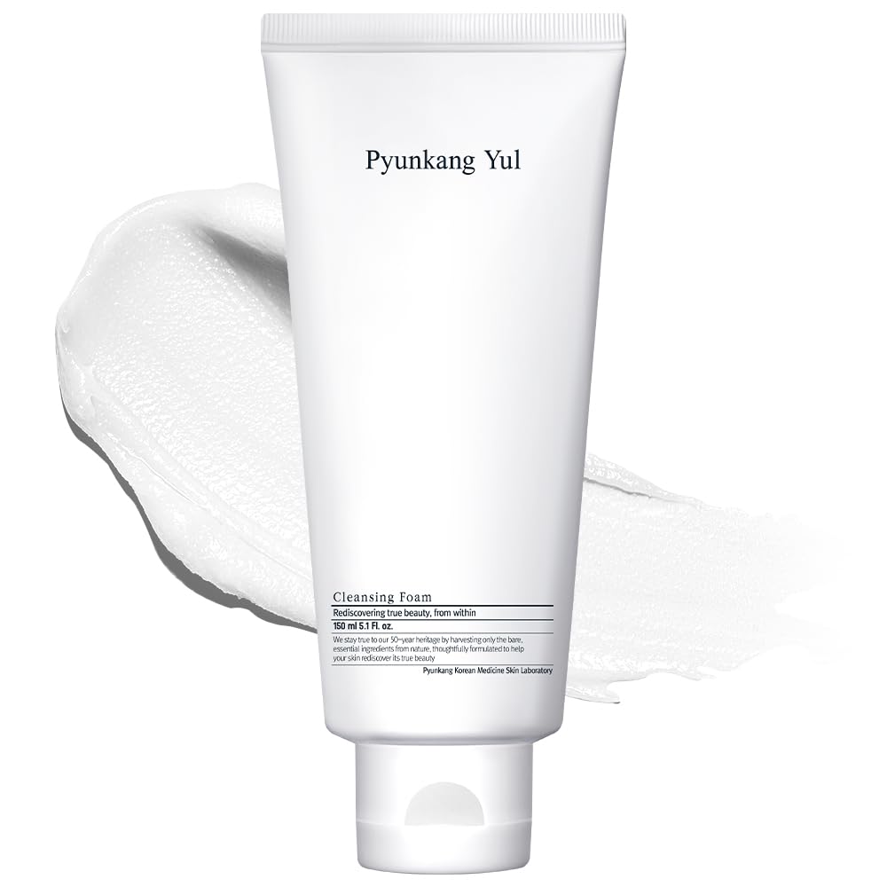 PYUNKANG YUL Cleansing Foam - Korean Facial Wash for All Skin Types - Zero-irritation Face Washer extracted from Coconut - Moisturized Skin & Creating Moisture Barrier after Cleansing - 5.1 Fl. Oz