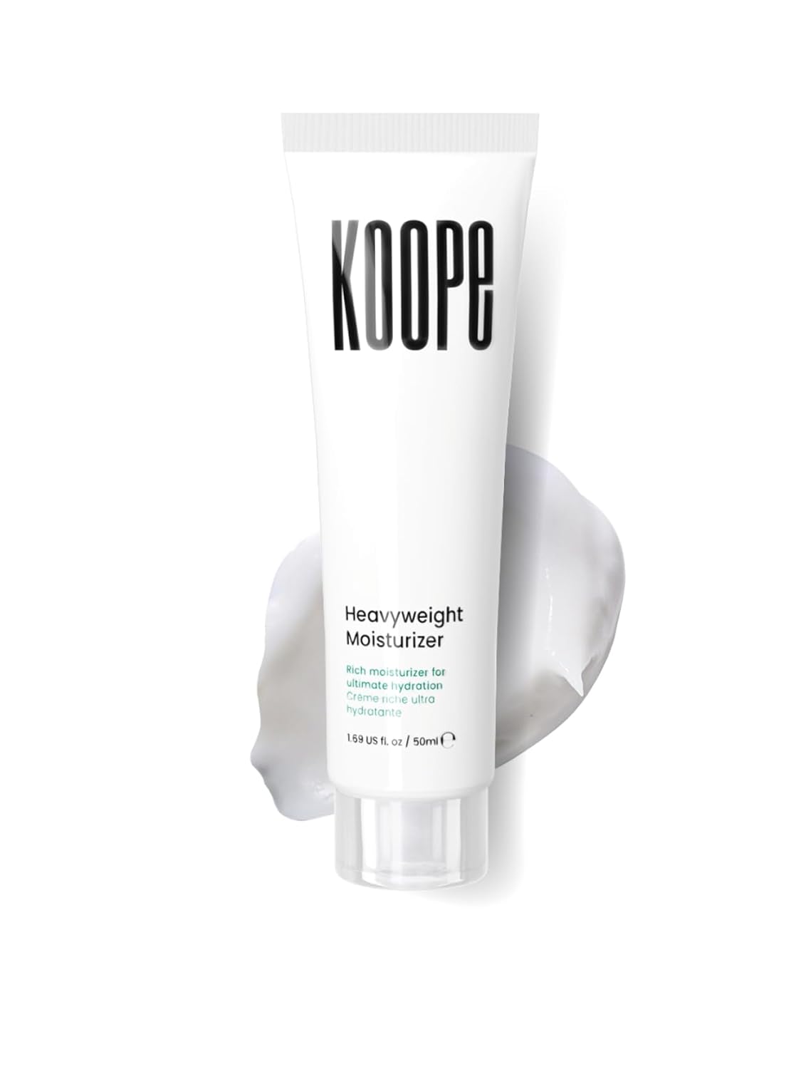 Koope Heavyweight Face Cream, Moisturizer For Dry Skin, Strengthen Skin Barrier with Peptides, Ceramides, Hyaluronic Acid, Rosemary Extract, Free of Parabens, Sulphates & Fragrances, Vegan, 1.69 FL OZ