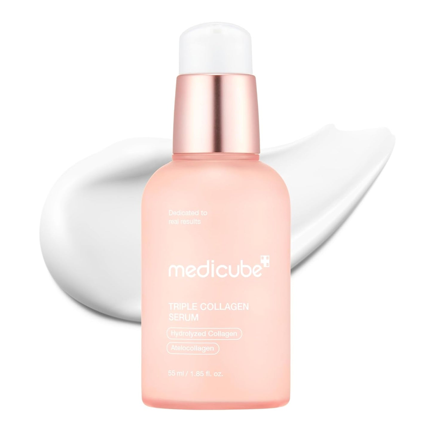 Medicube Triple Collagen Serum 1.85 fl.oz - Nourish dull skin with Triple Collagen Complex - A lightweight serum with Niacinamide and Hyaluronic Acid - Korean Skincare