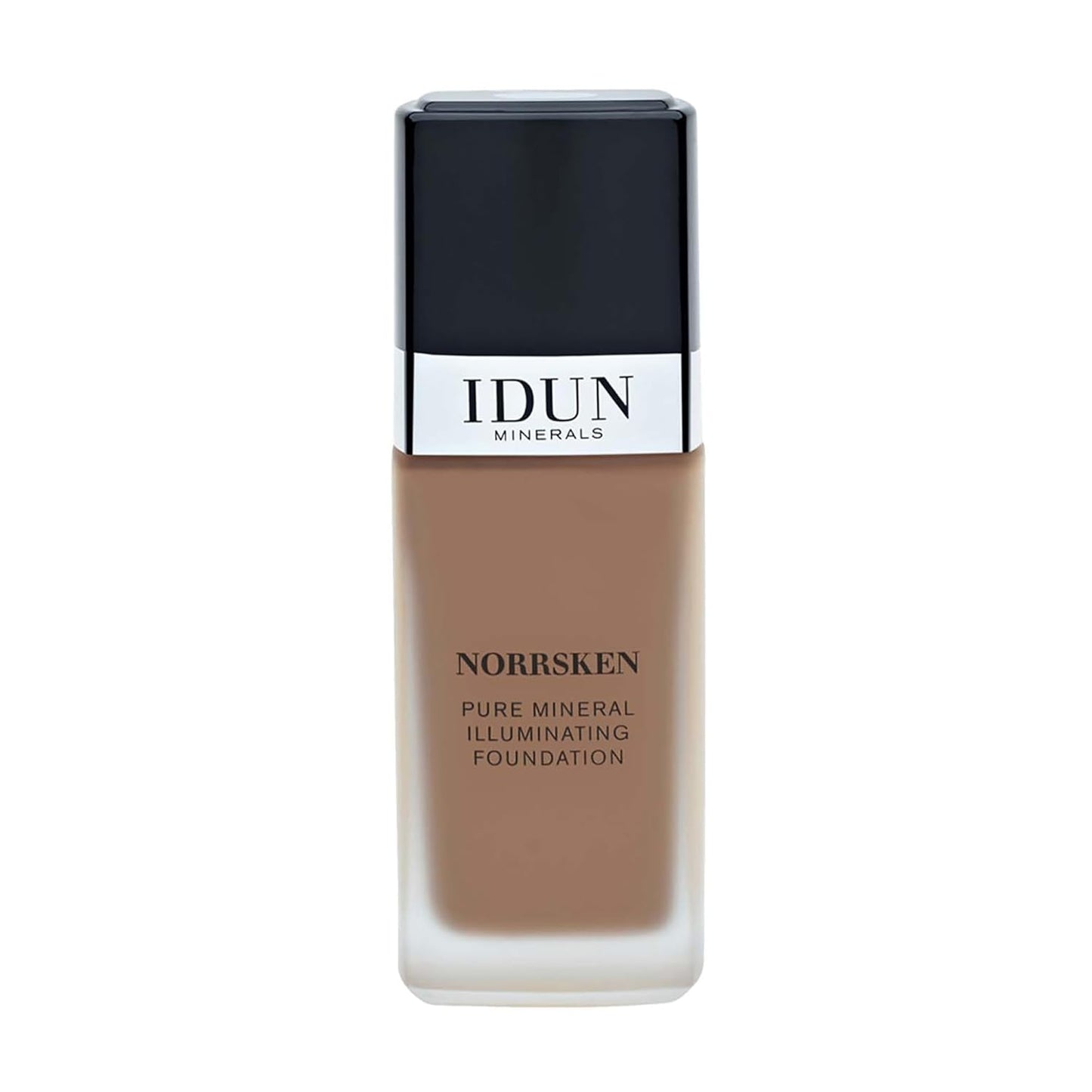 IDUN Minerals Liquid Norrsken Foundation - Silky Smooth Coverage - Luminous, Dewy Finish for Dry and Dull Skin - Water Resistant and Vegan Makeup - 222 Daga - Cold Light Brown - 1.01 oz