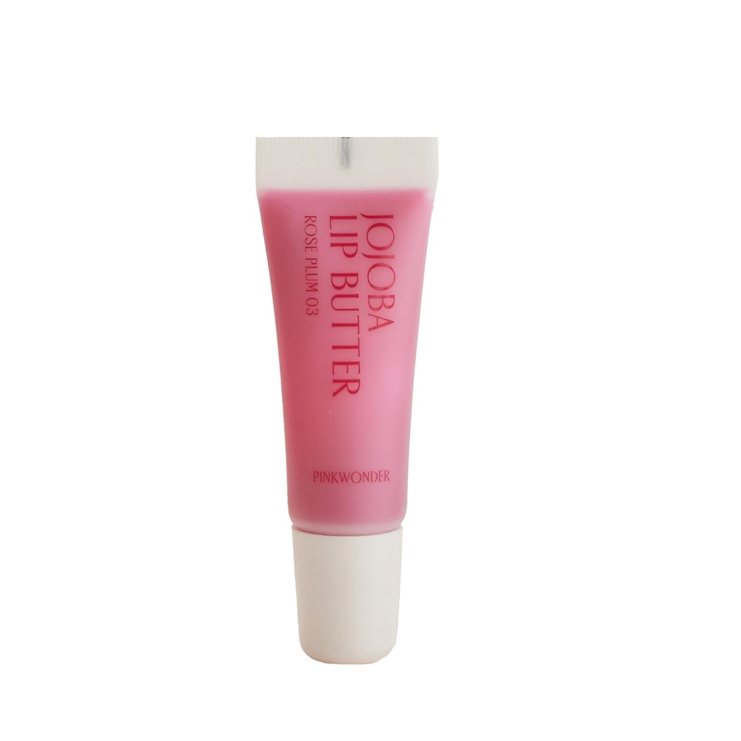 PINKWONDER Jojoba Lip Butter (03 Rose Plum) | Hydrating Lip Balm with Organic Jojoba Oil | Non-Sticky Lip Gloss for Dark Lips | Korean Lip Balm