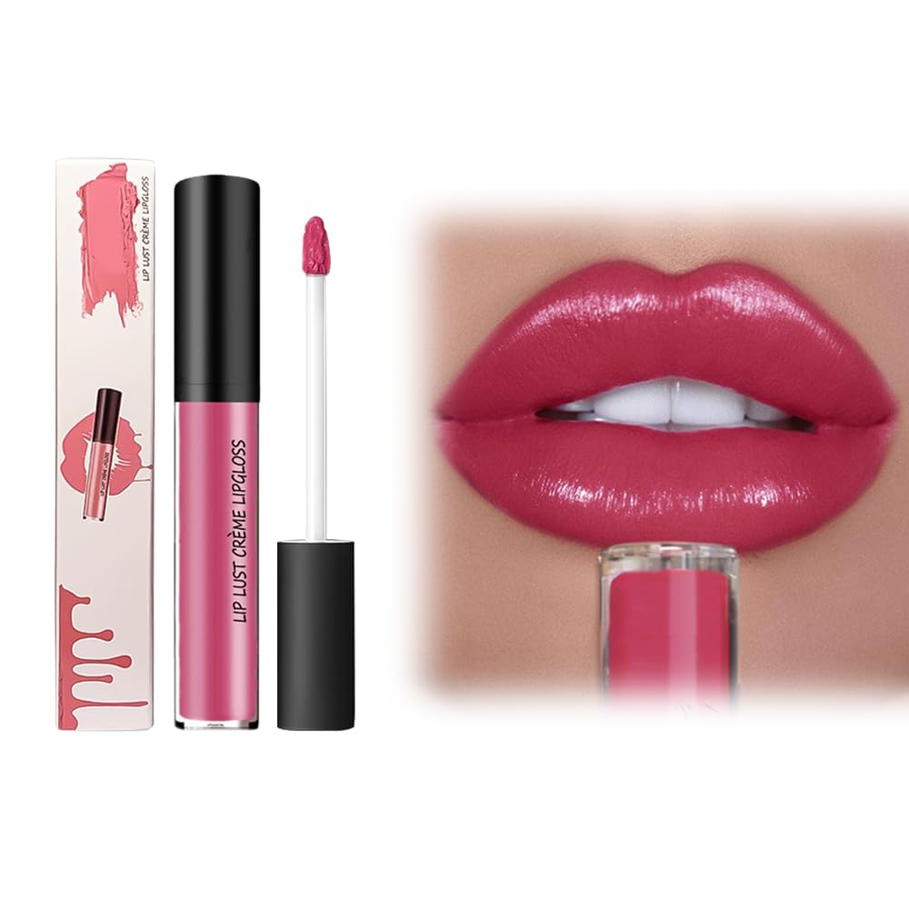 12 Colors Cream Texture Lipstick, 2025 Upgraded Lip Stain Long Lasting Waterproof, Non-Sticky Lip Staining Oil Lip Gloss (6)