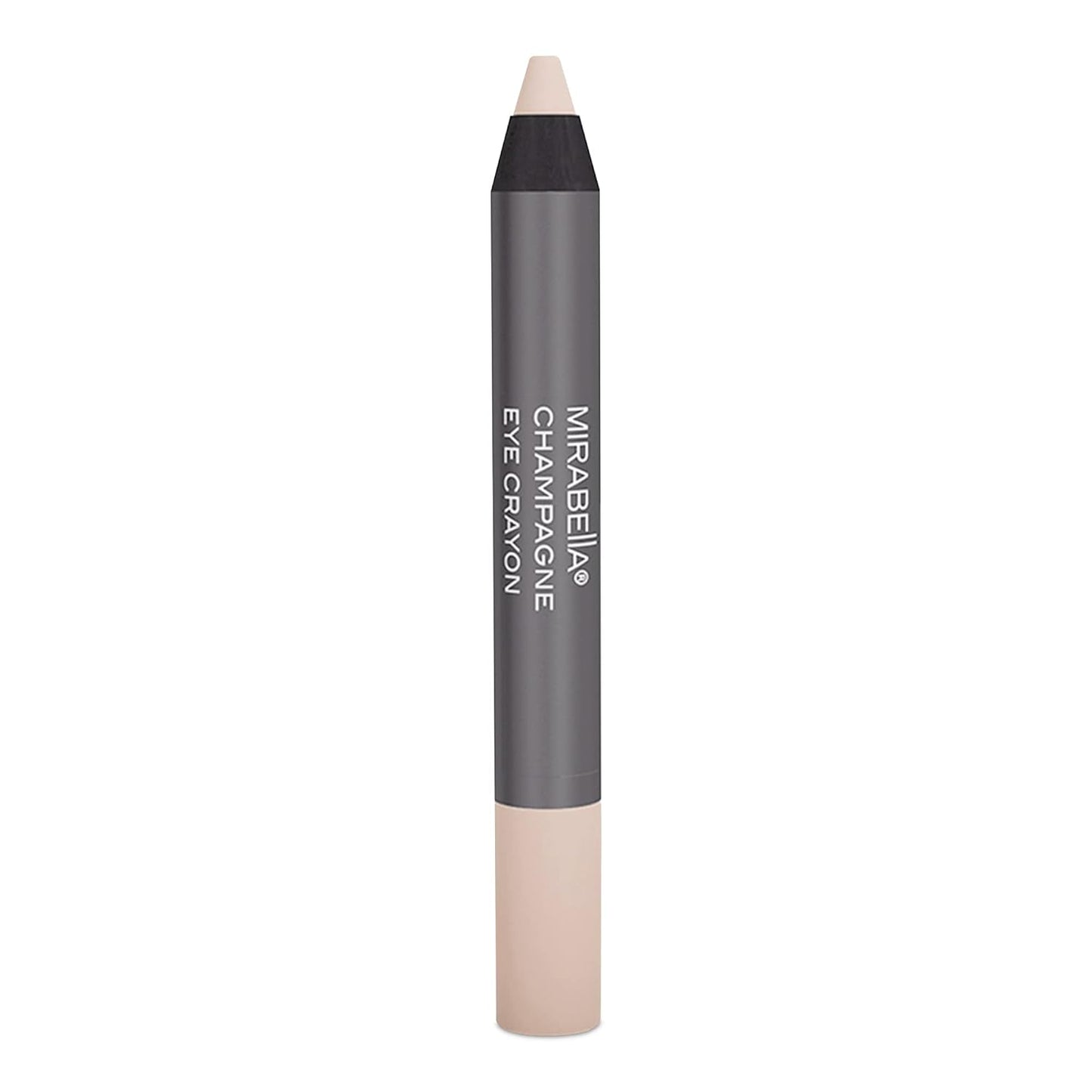 Mirabella Eye Crayon Jumbo Waterproof Eyeliner Pencil, Ultra-Creamy and Highly Pigmented Eyeshadow Stick Glides Smoothly and Blends Effortlessly, Offers All-Day Wear and Smoky Looks, Champagne