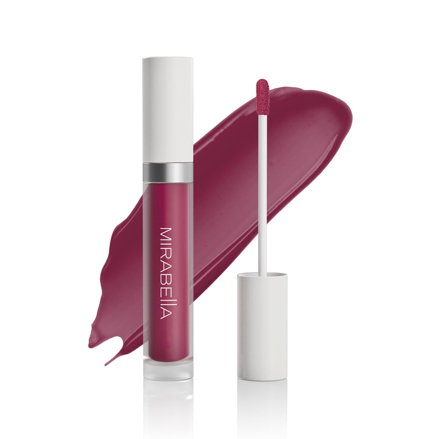 Mirabella Luxe Advanced Lip Gloss, Hydrating Non-Sticky High-Shine Lip Gloss for Women, Infused with Vitamin E & Jojoba Oil, Long-Lasting & Cruelty-Free - Sublime (Rich Purple Plum)