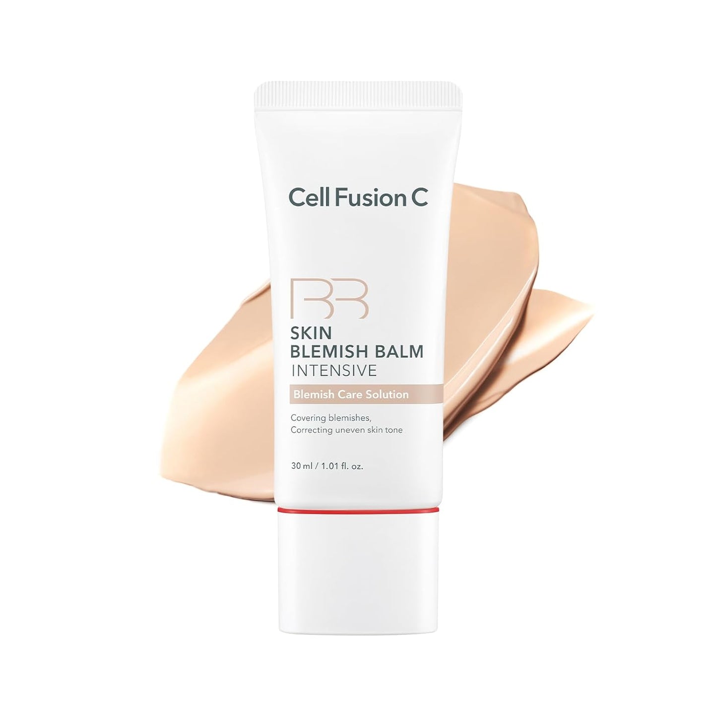 Cell Fusion C Skin Blemish Balm No.21 Natural Light - Light with Neutral Undertone, 24h Coverage with Natural Finish, Tinted Moisutrizer for Face, 1.01 fl.oz.