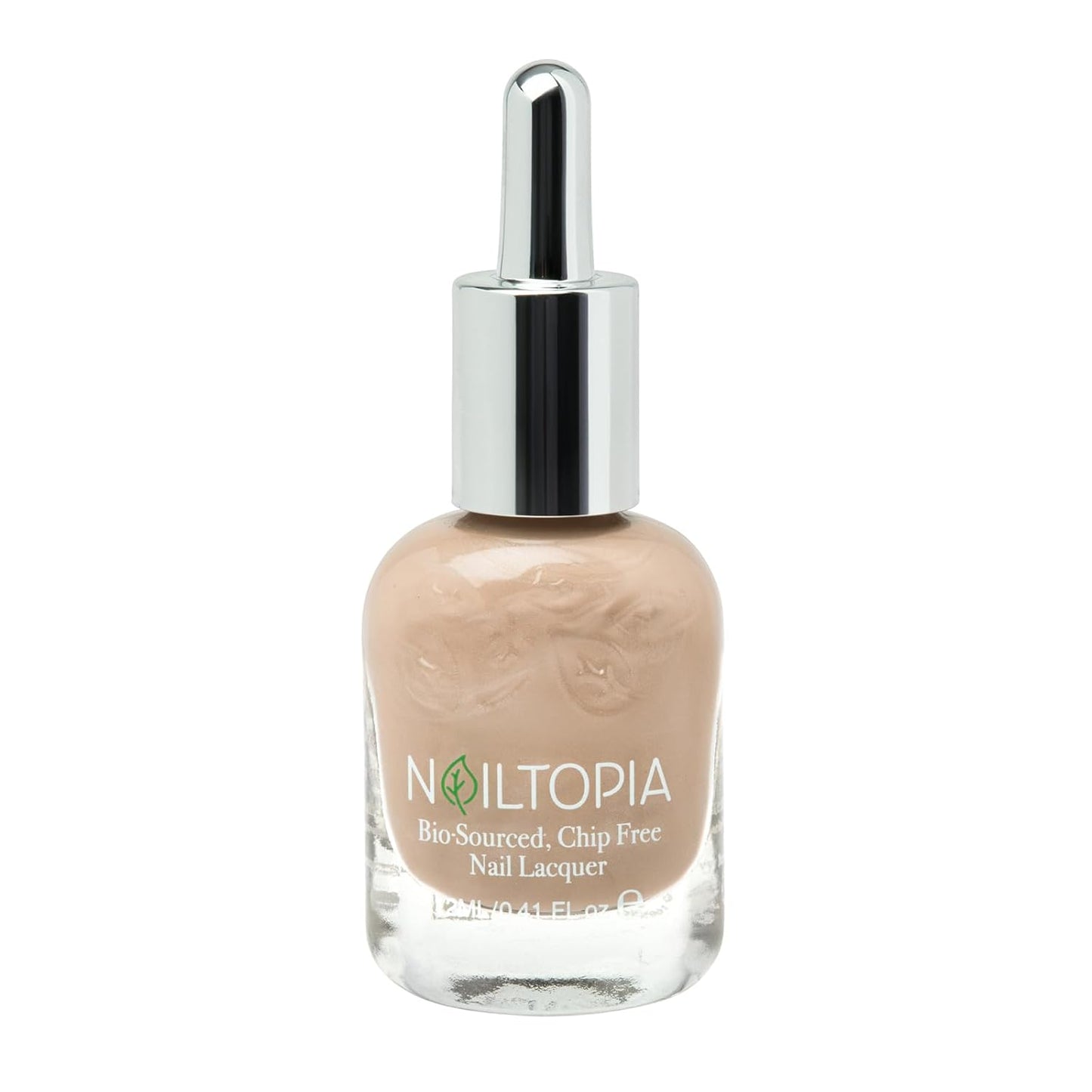 Nailtopia - Plant-Based Chip Free Nail Lacquer - Non Toxic, Bio-Sourced, Long-Lasting, Strengthening Polish - Mocho Loco (Medium Beige) - 0.41oz