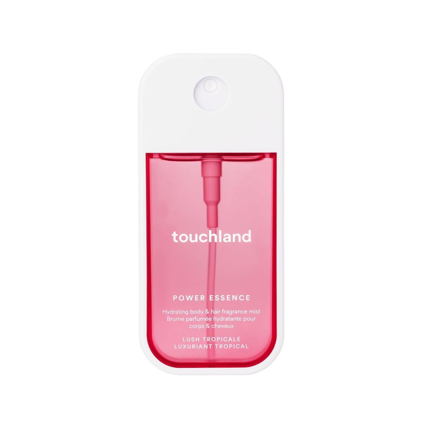 Touchland Power Essence Hydrating Body & Hair Fragrance, Lush Tropicale, 2 FL. OZ. Travel Size Body Mist
