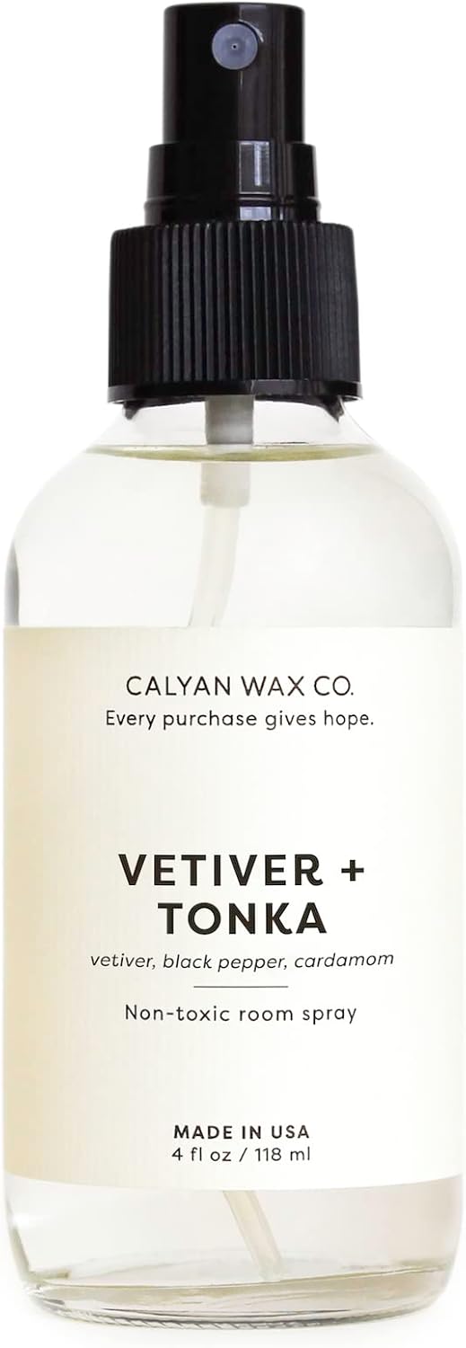 Calyan Wax Co. Vetiver and Tonka Room Spray