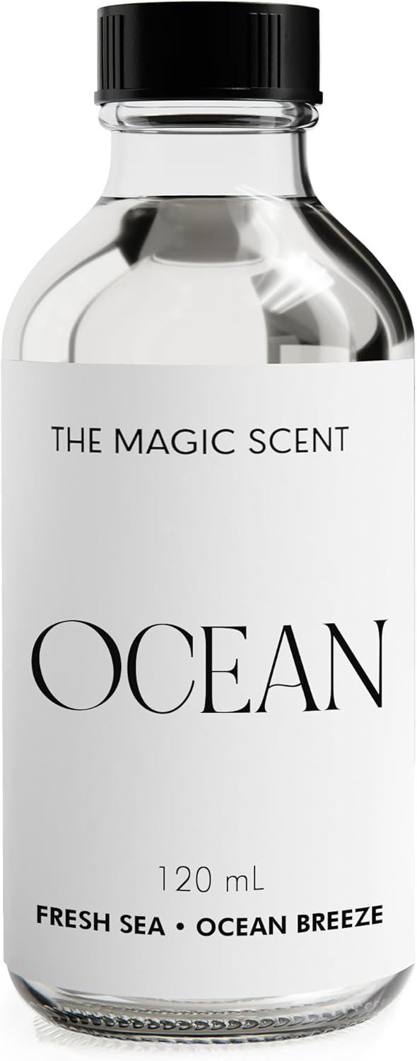The Magic Scent Ocean Diffuser Oil - Hotel & Home Luxury Scents Inspired by Bali - Oil Scents for Home Designed for Use in All Diffusers - 4 fl oz, 120 mL