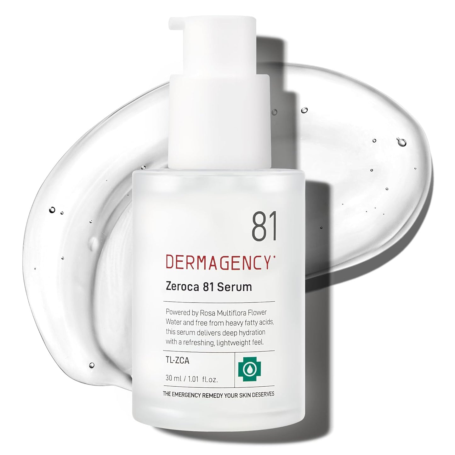 Zeroca 81 Korean Calming Serum for Acne-Prone & Oily Skin – Balances Oil-Water, Soothes Redness, Fades Post-Blemish Marks, Firms & Hydrates (1.01 fl.oz. 30 ml)