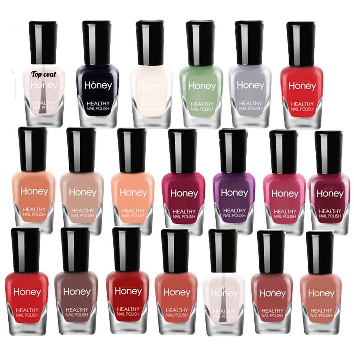 Non Toxic Nail Polish Set, Easy Peel Off and Fast Dry Nail Polish Set for Pack, Eco Friendly & Organic Water Based Nail Polish for Women,Teens