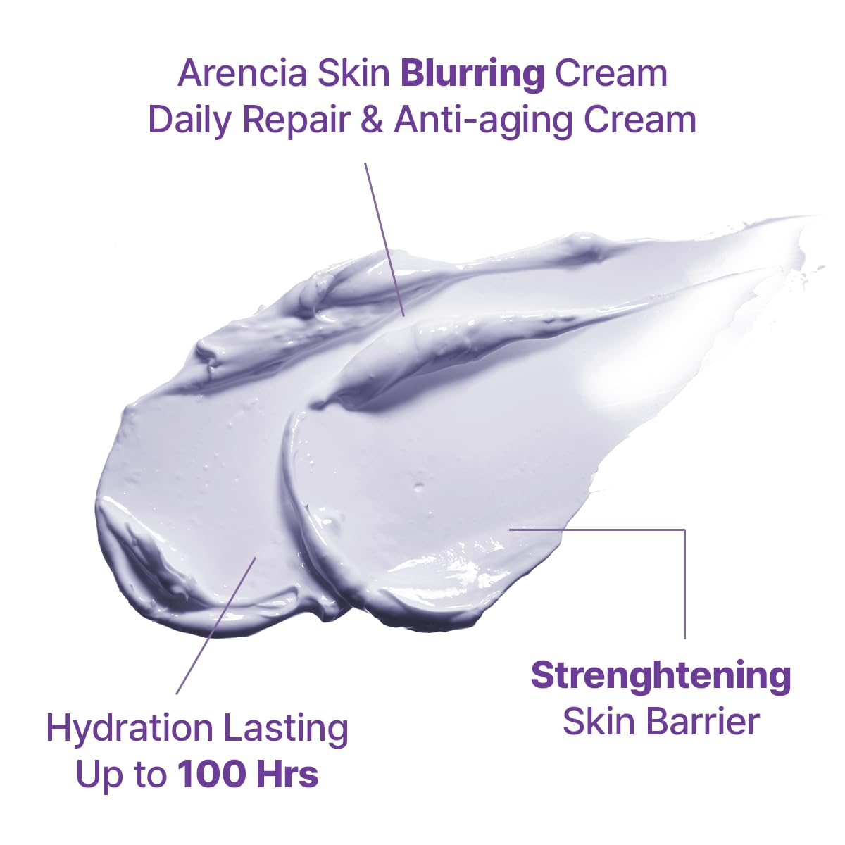 ARENCIA Hyssop Blurring Cream, Intense Collagen Face Moisturizer & Night Repair Cream for Anti-Aging, Nourishing Skin Barrier, Premium Korean Skincare, 1oz