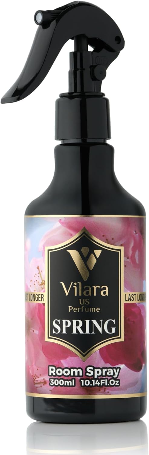 Room Spray Freshener - Long-Lasting Luxury Scents - Room and Linen Spray for Bedding, Sheets, Fabric, Furniture for Aromatherapy - 10.14 fl oz (Spring)