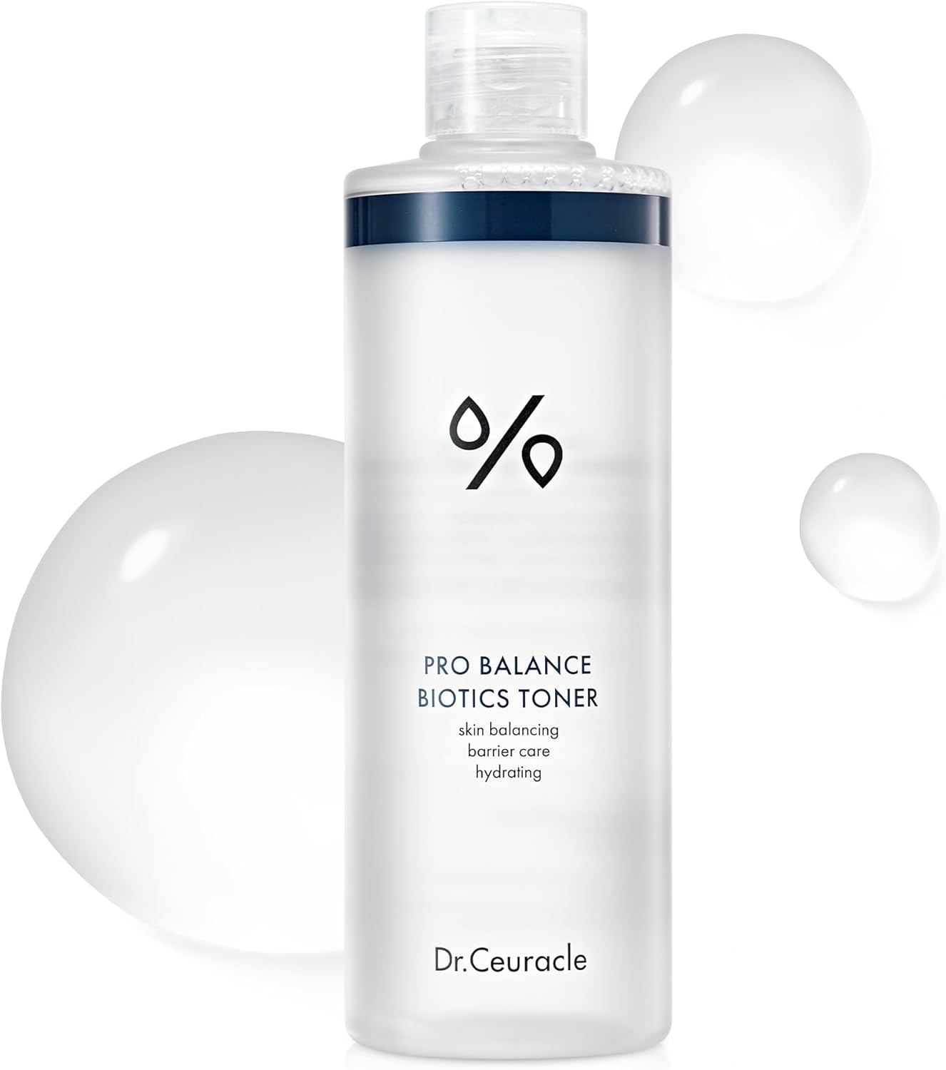 Dr.Ceuracle Pro Balance Biotics Toner - pH Balance Hydrating Daily Toner for Face, Fragrance-Free Korean Skincare Facial Toner with 6-Probiotics, Theanine, Milk Lipids (300ml / 10.14 fl. oz.)