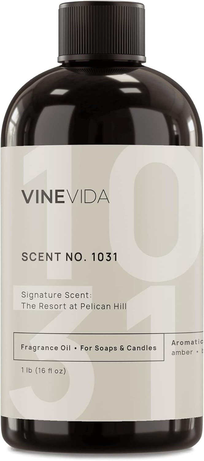 VINEVIDA Scent NO. 1031 Fragrance Oil for Cold Air Diffusers - 16oz (1lb) - Inspired by: The Resort at Pelican Hill Hotel Fragrance Diffuser Oil - Hotel Scents for Home - Diffuser Oil