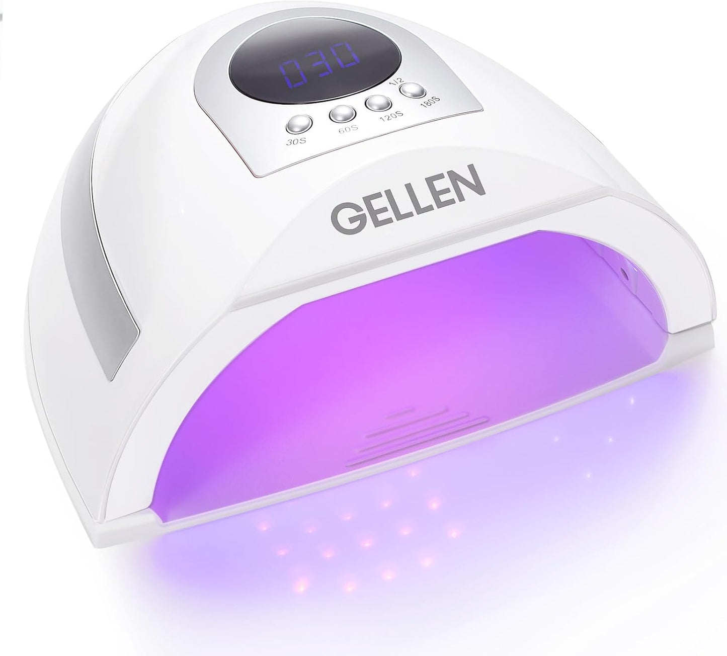 Gellen UV Nail Lamp, 268W UV Light for Nails Professional Fast Curing Nail Dryer, LED Nail Lamp with 4 Timers, 66 LED Beads, UV Nail Light Nail Lamp Gift for Women Girls