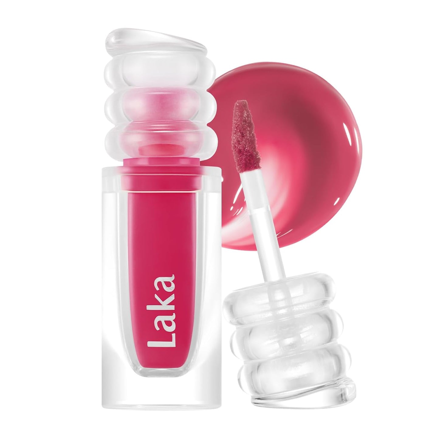 Laka Maxi Glayer Tint 3.8g/0.13oz., Glass Layer of Gloss, Ultra Glow & Vivid Layerable Pigments, High Shine Lip Oil, K-Beauty (#611 Only)