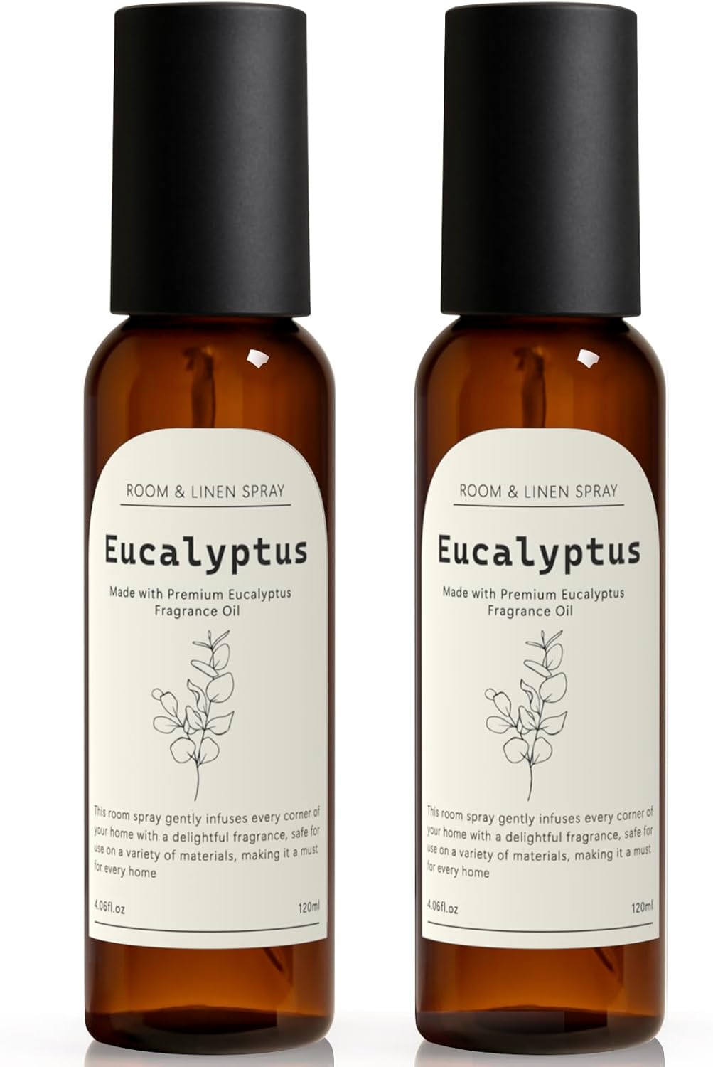 Eucalyptus Linen and Room Spray, Fragrant Room Spray, Odor Eliminator, Long Lasting Air Fresheners for Home, Bedding, Fabrics, 8.12 fl oz