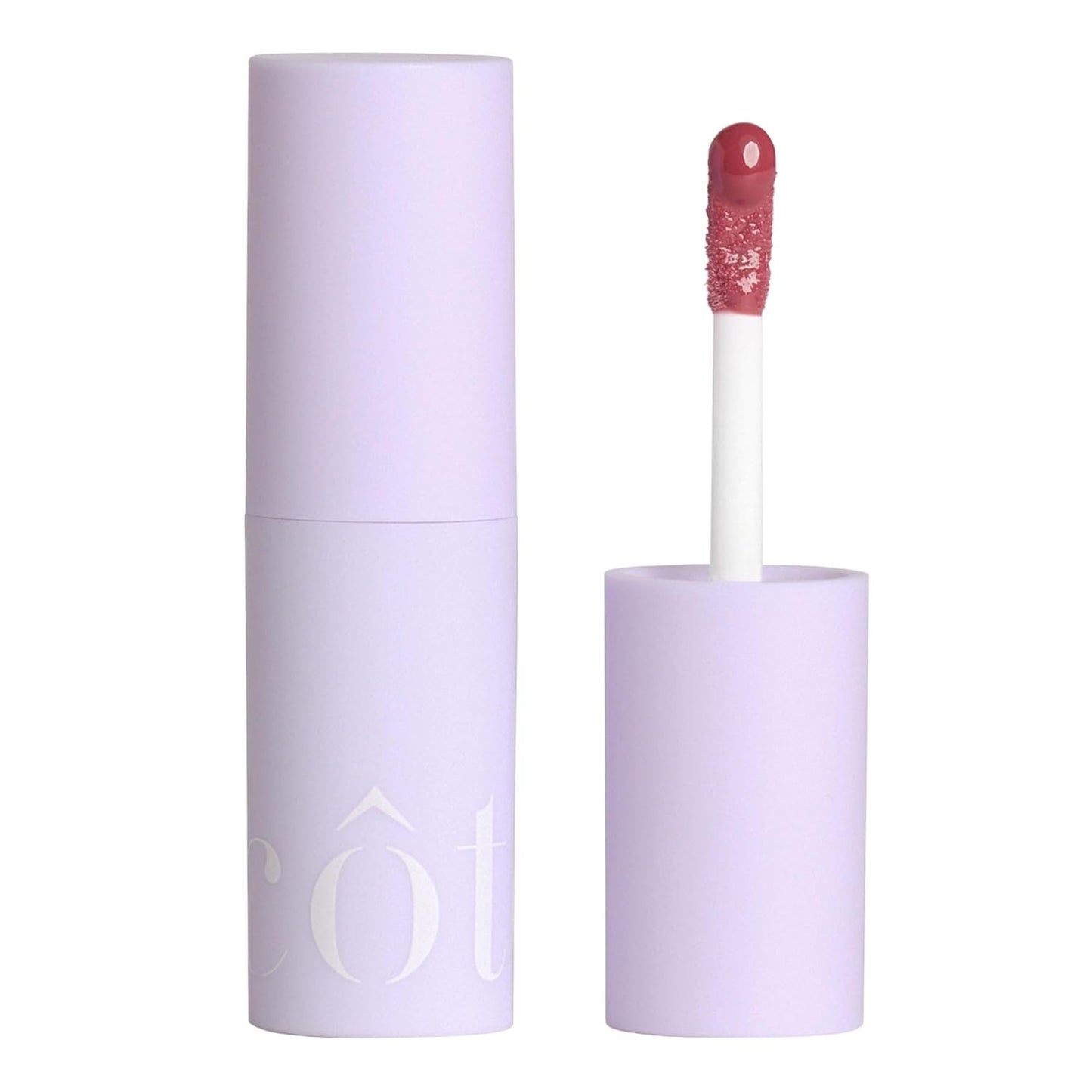 Côte Beauty's Mulberry Peptide Lip Shine, Ultra Hydrating & Long-Lasting Mauve Plumping Lip Gloss for Women with Hyaluronic Acid, Shea Butter & Jojoba Oil, Vegan & Cruelty-Free, 0.12 Fl Oz