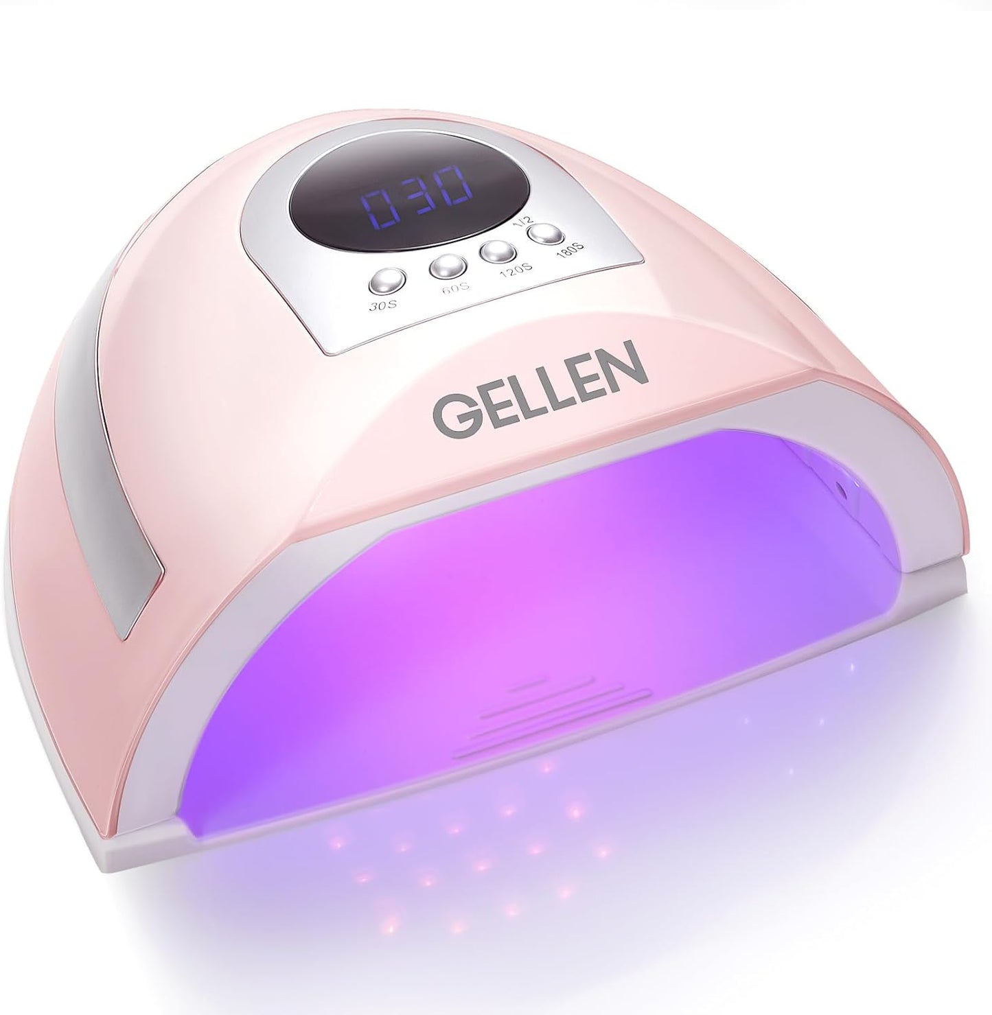 Gellen 268W UV Light for Nails - Professional Fast Curing Lamp with 4 Timers, 66 LED Beads - Dryer for Gel and Acrylic Nails