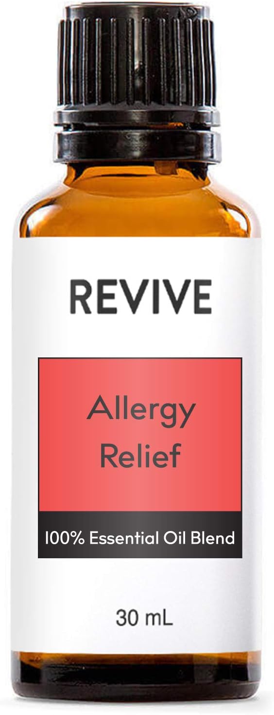 Allergy Relief Essential Oil Blend 30mL by Revive Essential Oils - 100% Pure Therapeutic Grade, for Diffuser, Humidifier, Massage, Aromatherapy, Skin & Hair Care