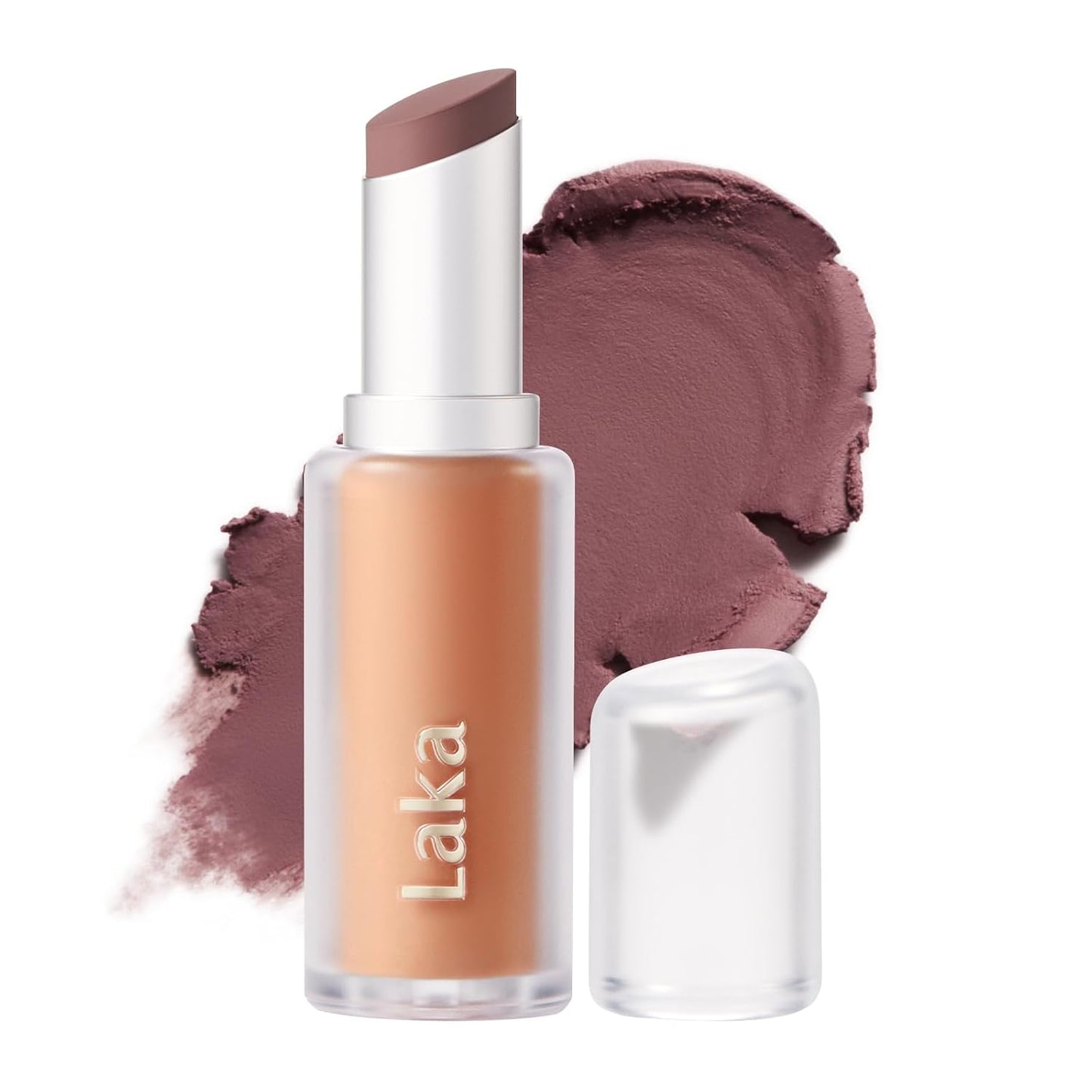 Laka Bulky Matte Lipstick 4g/0.14oz., Long Wear, Non-Drying Lip Stain Stick with High Pigmentation, Voluminous Lips, Vegan, K-Beauty (#419 Mauve Gem)
