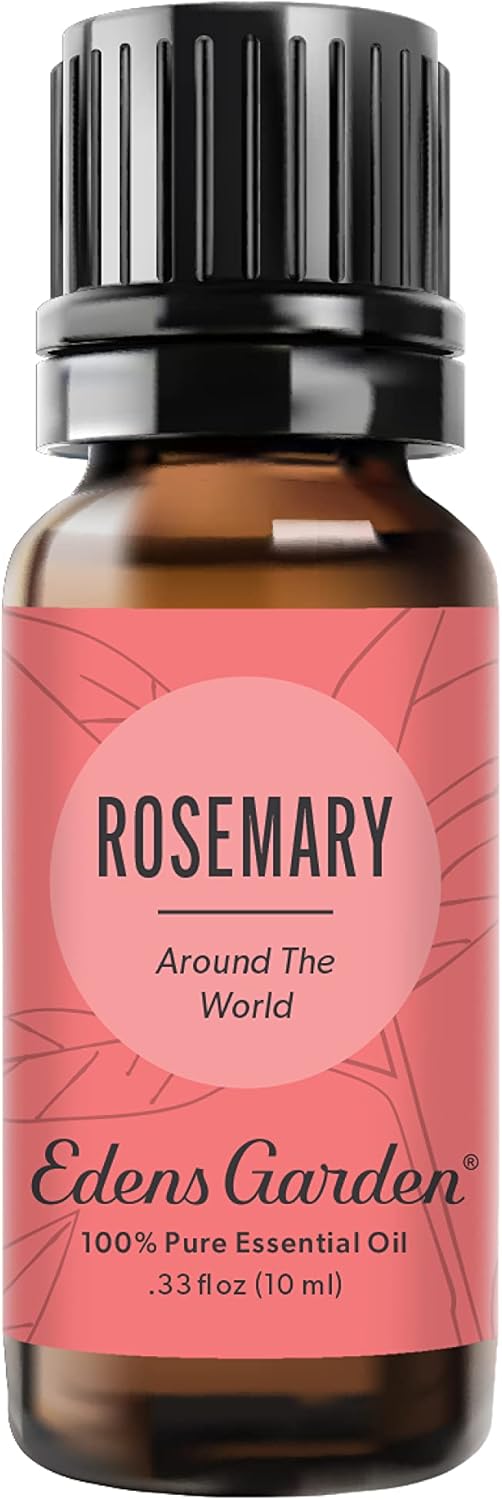 Edens Garden Rosemary Around The World Essential Oil- 100% Pure Premium Grade, Undiluted, Natural, Therapeutic, Aromatherapy, The Best for Skin, Face, Humidifiers 10 ml (.33 fl oz)