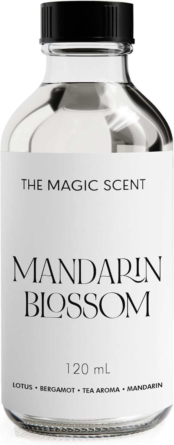 The Magic Scent Mandarin Blossom Diffuser Oil - Hotel & Home Luxury Scents Inspired by St. Regis Hotel, Maldives - Diffuser Oil Scents for Home Designed for Use in All Diffusers - 4 fl oz, 120 mL