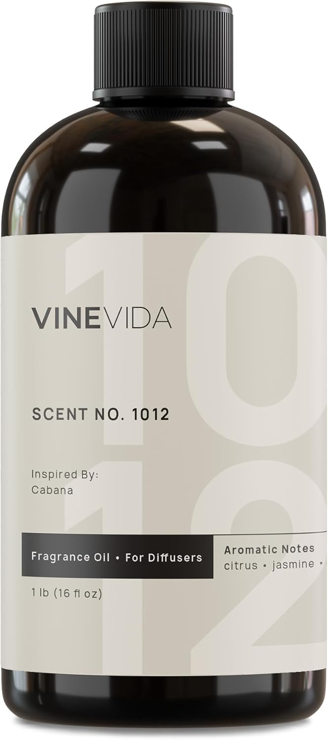 VINEVIDA (16oz) Hotel Fragrance Collection Diffuser Oil - Hotel Scents Diffusers for Home - Cold Air Diffuser Oil - Hotel Scent Essential Oil - Scent No.1012 Inspired by Ritz Carlton Hotel