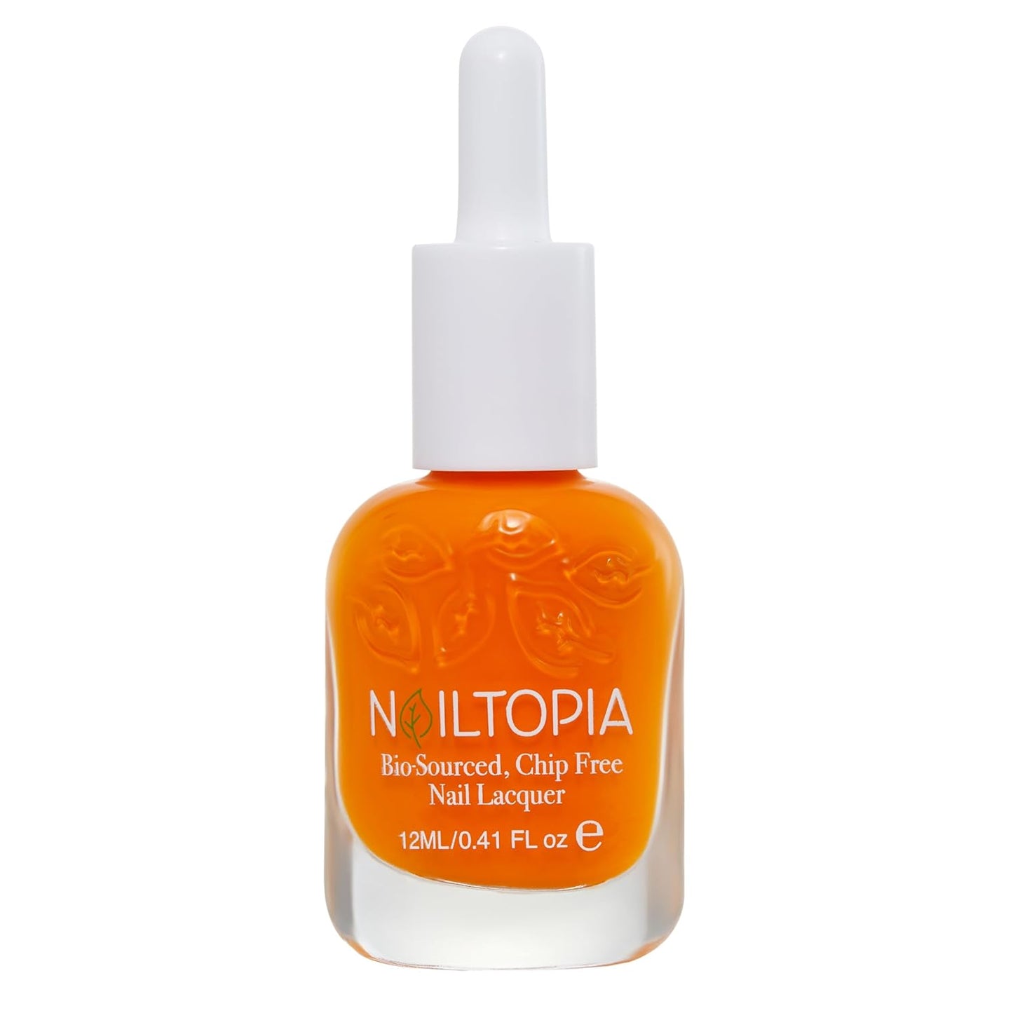 Nailtopia Bio-Sourced, Chip Free Nail Lacquer - All Natural, Strengthening Biotin and Superfood-Infused Polish - Chip Resistant Formula - Quick-Dry, Long Lasting Wear - Main Squeeze - 0.41 oz