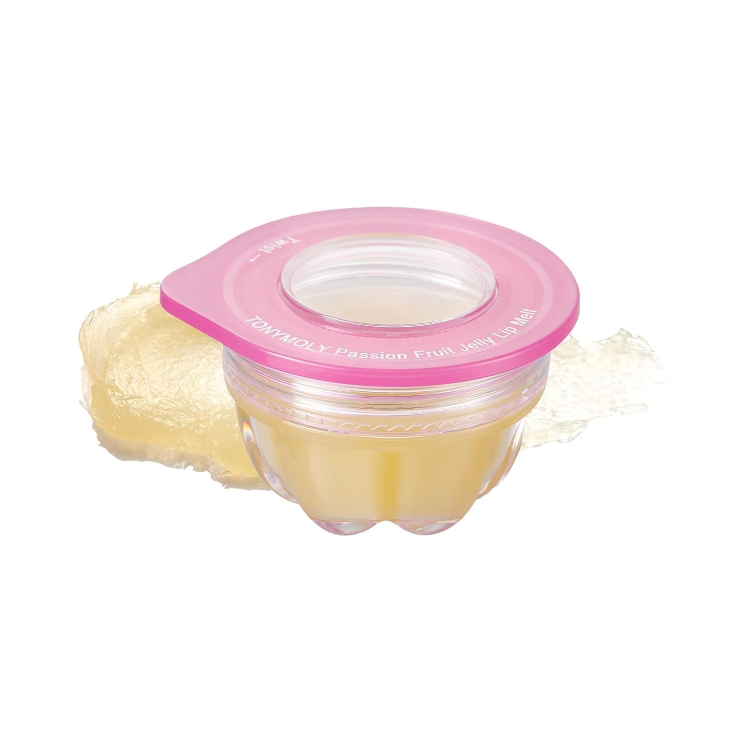 TONYMOLY Jelly Lip Melt – Passionfruit, Moisturizing & Hydrating Korean Lip Balm Treatment, Nourishing Gloss, Non-Sticky High Shine, 0.31 oz